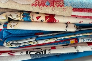 lot 249 image: Raggedy Ann and Andy Fabric Remnants and Projects - Please See Pictures for Variety
