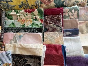 lot 258 image: Fabric Swatches and Remnants