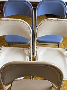 lot 104 image: Metal Chairs, 5