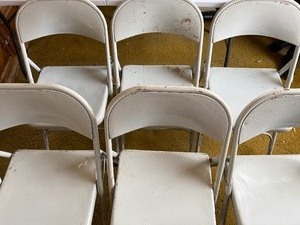 lot 107 image: Metal Chairs, 6