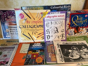 lot 119 image: Books - Calligraphy, Storybooks, Cooking - Please See Pictures for Variety