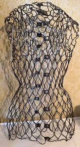 lot 133 image: Vintage Dress Form  - Found Stand and Base, Please See Pictures