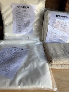 lot 14 image: Garden Covers (3, New) and a Tarp