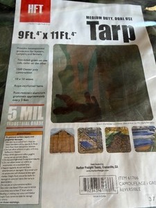 lot 21 image: Medium Duty Tarp, New in Bag