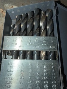 lot 33 image: Drill Bits in Metal Case