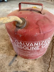 lot 62 image: Eagle Galvanized Gasoline Can
