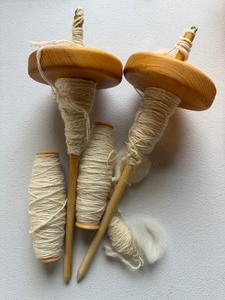 lot 174 image: Wooden Drop Spindles