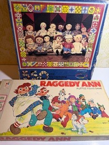 lot 351 image: Raggedy Ann Puzzle and Vintage Game