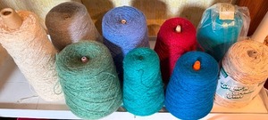 lot 377 image: Large Spools of Yarn