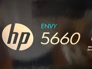 lot 393 image: HP Envy 5660, New In Box