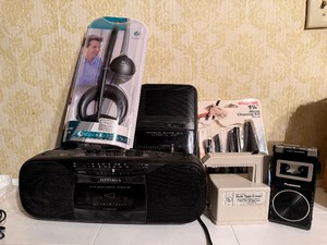 lot 407 image: Vintage to New Electronics, Desktop Microphone, Bulk Tape Eraser and MORE