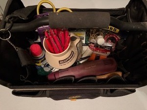 lot 410 image: Misc Tools From Around the House in CLC Tool Bag