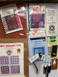 lot 421 image: Quilting Templates, Bias Tape Makers and More