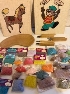 lot 190 image: Crafts, Crushed Marble, Wood Carving Tools and Bowl