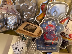 lot 903 image: Cake Pans and Cookie Cutters - Please See Pictures for Variety