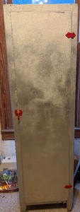 lot 738 image: Locker Style Metal Cabinet, Approx 18 x 12 x 62