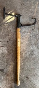 lot 85 image: Log Lift w Wood Handle