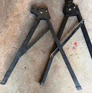 lot 94 image: Metal Sawhorses