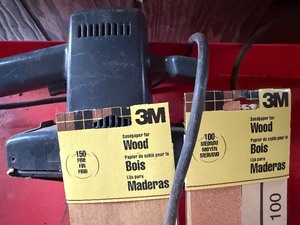 lot 99 image: Sander (testedworks) and Sand Paper