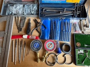 lot 760 image: Misc Tools - Drawing Instruments, Cutting Broaches, Micro Files and More