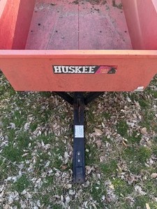 lot 800 image: Huskee Yard CartTrailer, Paint is Peeling, Tires Need Air