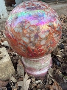 lot 813 image: Small Gazing Ball on Base