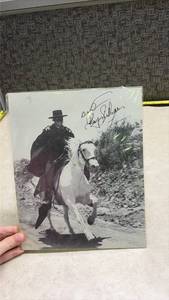 lot 991 image: Signed Zorro TV Series Promotional Photo. (not sure if signature is real)