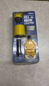 lot 1010 image: Peerless Anti-Siphon Toilet Fill Valve & Flapper Set