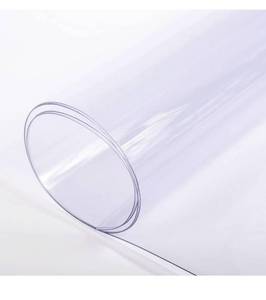 lot 5580 image: Clear Vinyl Sheeting for Table 42x82