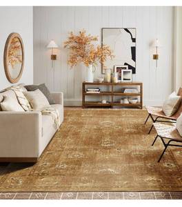 lot 5583 image: Boho Rug for Living Room 6x9,Machine Washable Area Rug for Badroom, Large Non-Slip Kids Nursery Throw Rug Carpet