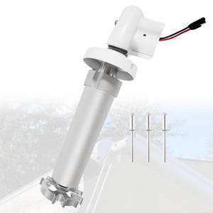 lot 5642 image: 3307923.115B RV Awning Torsion Assembly Power Motor for Dometic WeatherPro Power Patio Awning RH Drive White