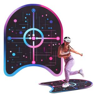 lot 5673 image: VR Mat for Meta Quest 3 VR FlexSpace Mat Accessories Boundary Awareness Carpet with Anti-Slip Base and Comfort Foam for Gaming Workouts(Non-Circular)