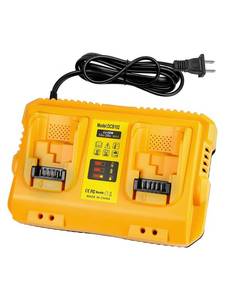 lot 5747 image: DCB102 20V MAX Battery Charger Replacement for Dewalt Battery Charger, 2 Port Charger Compatible with Dewalt 12V-20V Batteries
