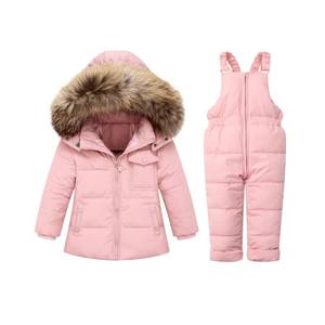 lot 5841 image: Fumdonnie Toddler Winter Clothes Kids Snowsuit for Girls Snow Pants and Jackets Coat 3T 4T