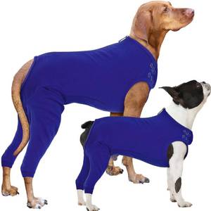 lot 5850 image: Nanaki Dog Wound Care Shirt, Dog Leg Sleeve To Stop Licking Rear Leg And Abdomen, Doggy Surgery Suit Female Spay,Doggy Onesie For Surgery Female Male, Pet Surgical Recovery Suit Pet Wound Heal Clothes