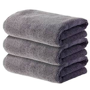 lot 5860 image: Wmiyafff Microfiber Gym Towel Set for Sports Fitness, Workout, Yoga, Sweat Towel for Gym, Soft and Quick-Drying Towels, Gym Towels for Women Men(3 Pack, Grey)