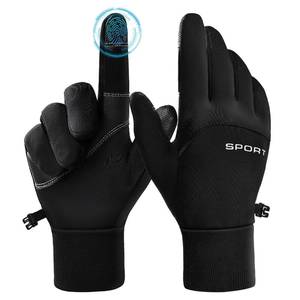 lot 5905 image: AURUZA Cycling Gloves for Men Winter Cold Weather, Windproof Winter Gloves for Men, Waterproof Touch Screen Anti-Slip Warm Gloves Liners for Cycling Biking Walking Sporting Driving Medium