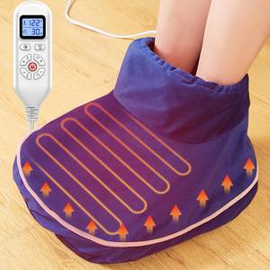 lot 5913 image: CAMECO Heated Feet Warmers for Women and Men, Electric Foot Heating Pad for Feet Neuropathy Pain Relief, Detachable Cover, Ankle Heating Pad Wrap for Achilles tendonitis, Auto Off Timer, 86-158