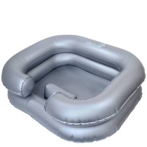 lot 5964 image: Circa Air Inflatable Hair Washing Basin For Bedridden - Wash Hair In Bed With Shampoo Basin. Portable Shampoo Bowl With Pillow For Extra Comfort. The Perfect Inflatable Sink For Locs Detox