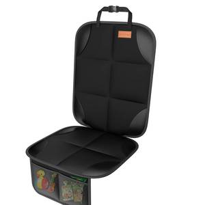 lot 7007 image: SMART ELF Car Seat Protector 1 Pack Large Auto Protector for Child Seats with Thickest Padding and Non-Slip Backing Mesh Pockets for SUV, Sedan, Truck, Leather and Fabric - Black