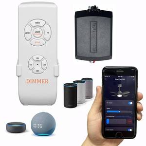lot 7041 image: Universal Smart WiFi Ceiling Fan Remote Control Kit, Compatible with Alexa, Google Assistant and Smart Life App, No Hub Required DIMMER