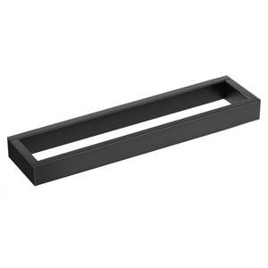 lot 7042 image: TNOMS Single Towel Bar Towel Holder Bathroom Hardware Accessories,Stainless Steel Wall-Mounted Towel Rack Towel Rail,16 Inches Matte Black
