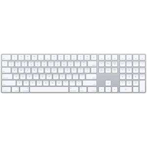 lot 7061 image: Apple Magic Keyboard with Numeric Keypad Wireless, Bluetooth, Rechargeable. Works with Mac, iPad, or iPhone US English - White - Retail $119
