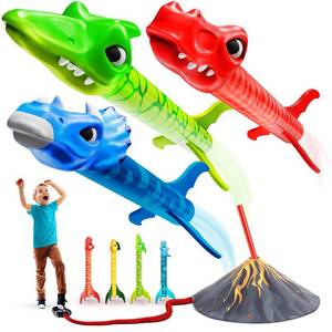 lot 7066 image: Ninja Blast Dinosaur Toy Rocket Launcher for Kids Toys for Kids 3-5 5-7 4-6 - Outdoor Toys for Kid Ages 4-8 - 3 4 Year Old Boy Birthday Gift - Gifts for Boys Age 3 4 5 6 Years Toy for Toddlers