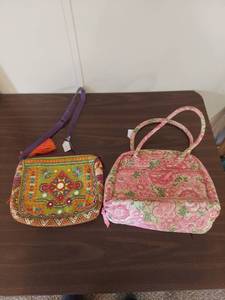 lot 2018 image: Vera Bradley Floral Print Bowler Handbag and Other Bag