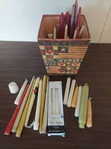 lot 2042 image: Assorted Taper Candles
