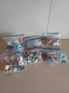lot 2052 image: Mixed Thread Lot - Multiple Colors and Brands