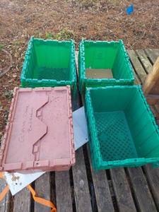 lot 2134 image: Core Mark Storage Totes - Set of 4
