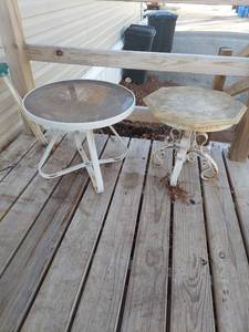 lot 2143 image: (2) Patio Tables