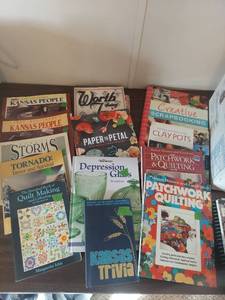 lot 2154 image: Craft and Kansas Book and Assorted Books